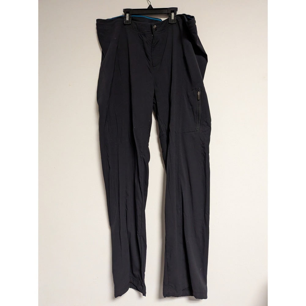 Columbia Omni-Shield Womens Hiking Pants Black Straight Leg Cargo Size 16/48